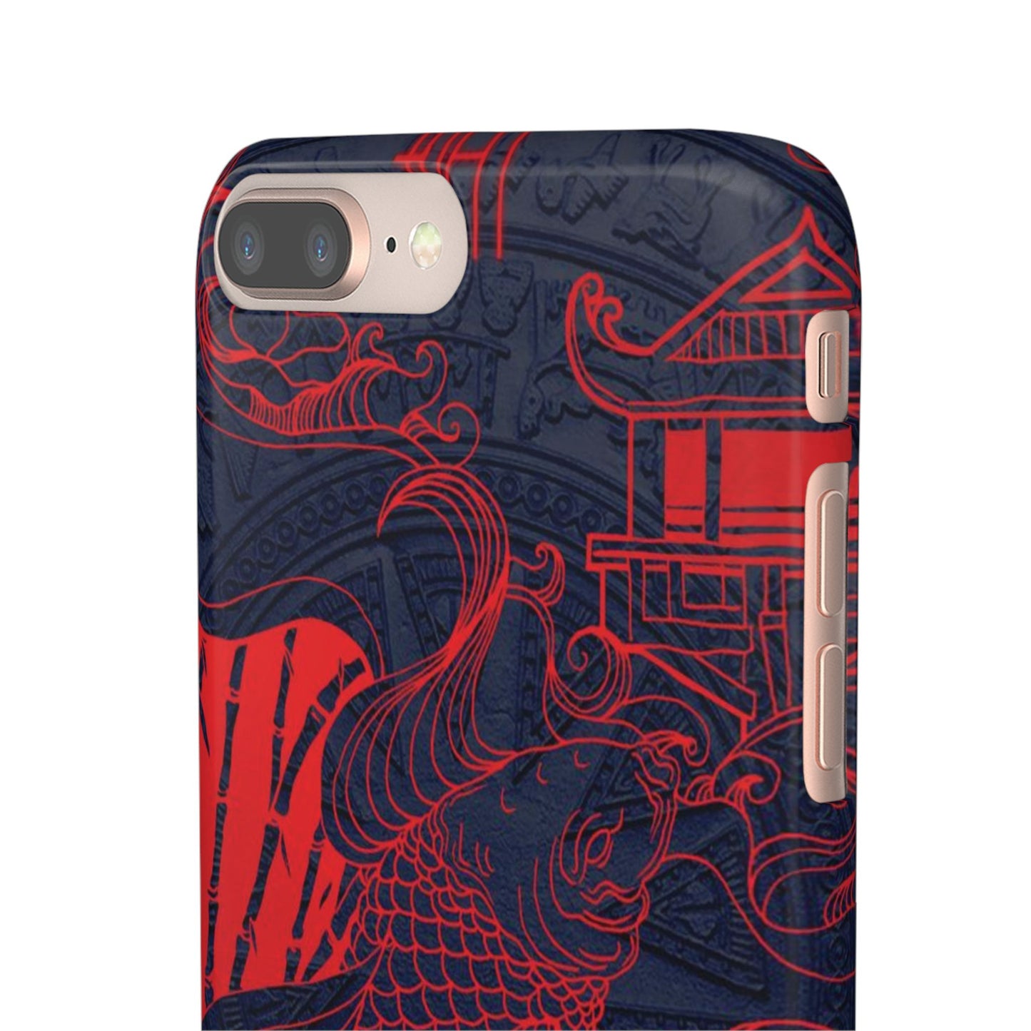 Crimson Koi Fish  – Luxury Phone Case
