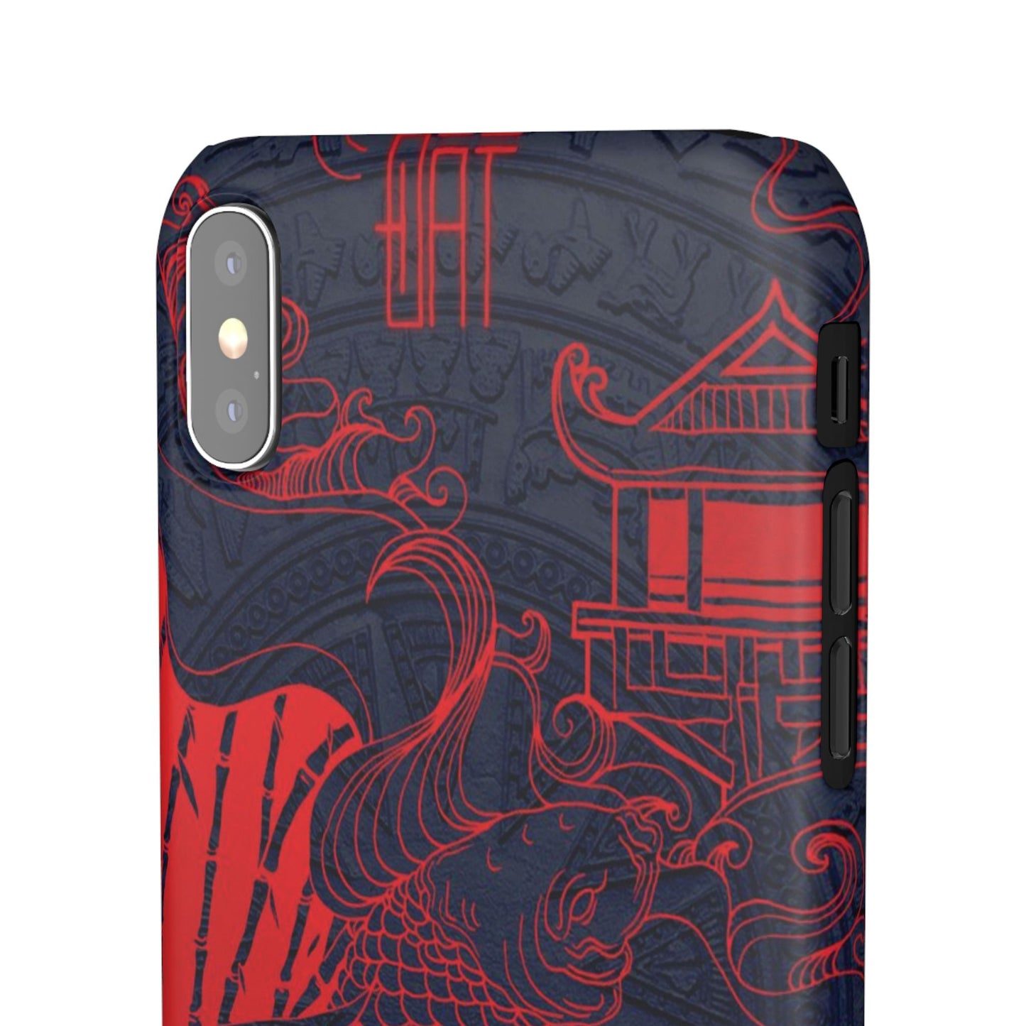 Crimson Koi Fish  – Luxury Phone Case