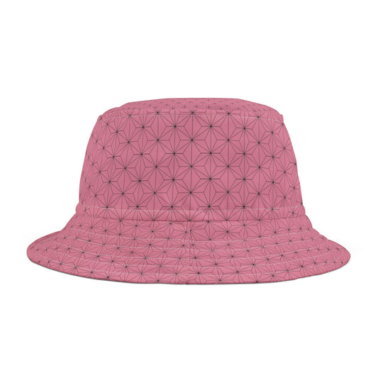 Nezuko Kamado Pink Pattern Bucket Hat