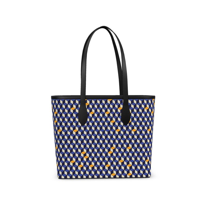Harmonic Prisms Leather City Shopper