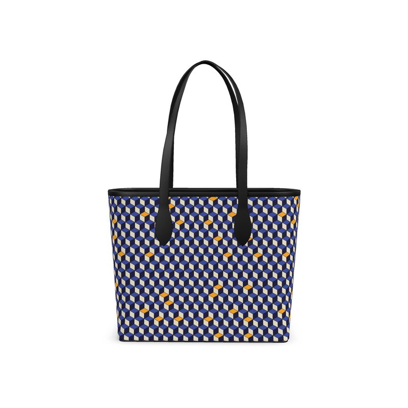 Harmonic Prisms Leather City Shopper