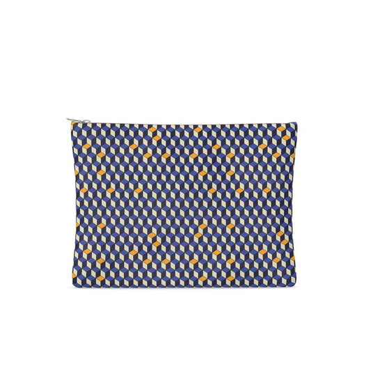 The Cube of Wisdom Leather Clutch Bag