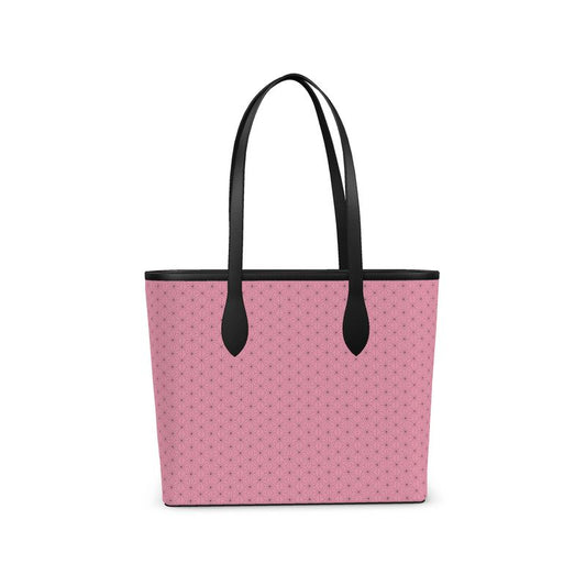 Nezuko Demon Slayer Inspired Pattern Leather City Shopper