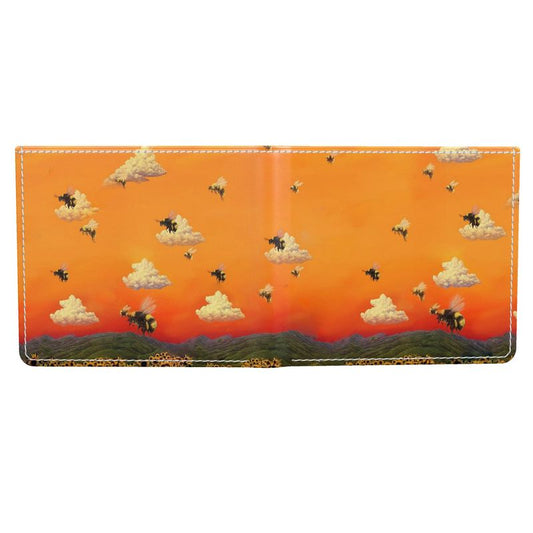 Bees and the Sunset Pattern Wallet