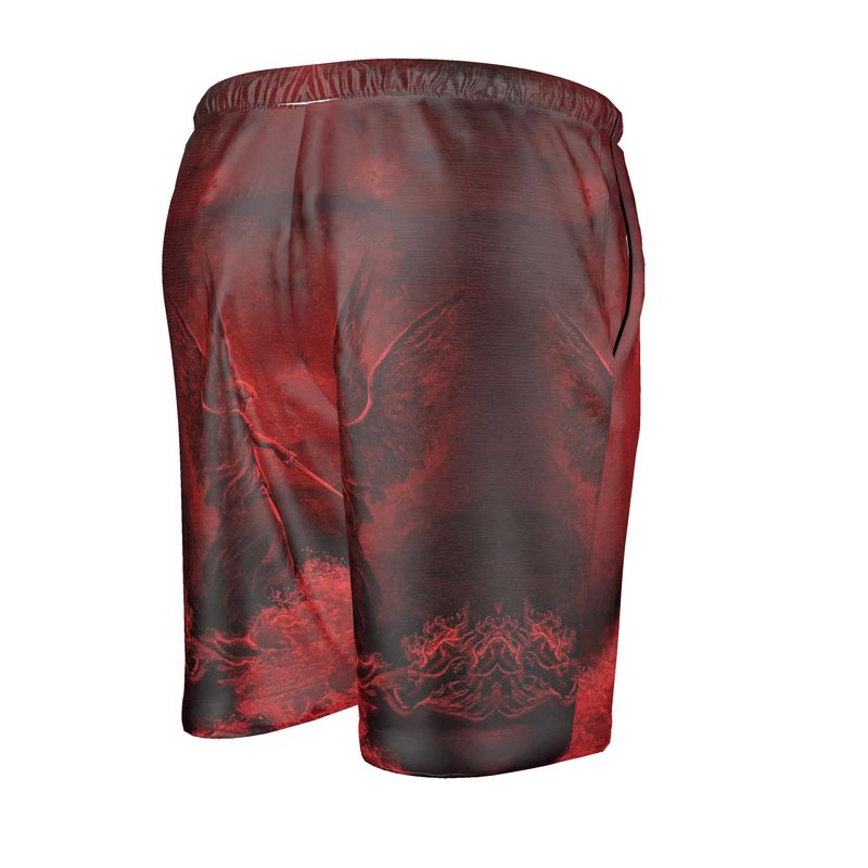 The Guardian's Flame Crimson Angel Shorts