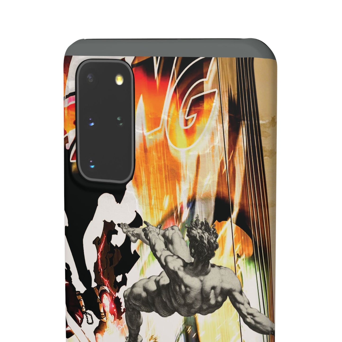 The CLANG of Ascension Mythic Hero Clash of Renaissance and Manga Design Phone Case