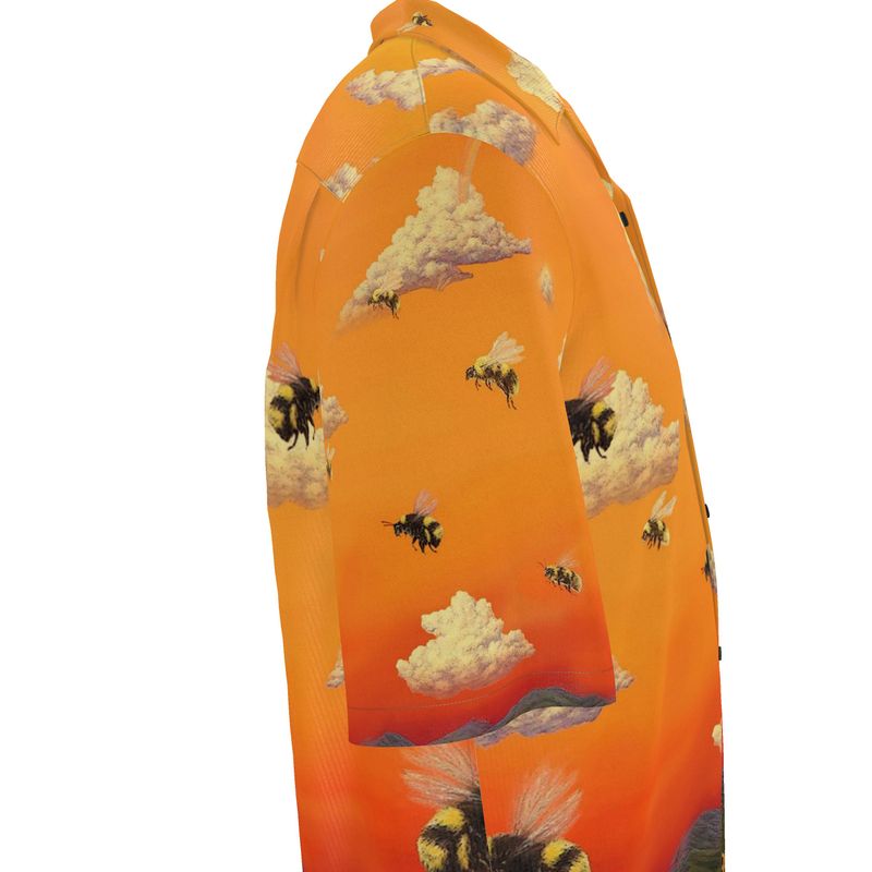 Bees and the Sunset Pattern Riviera Shirt