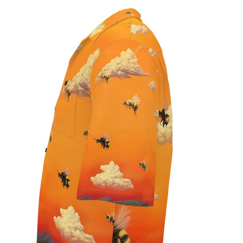 Bees and the Sunset Pattern Riviera Shirt