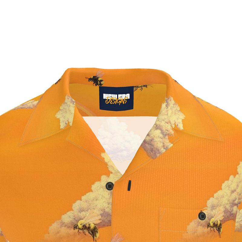 Bees and the Sunset Pattern Riviera Shirt