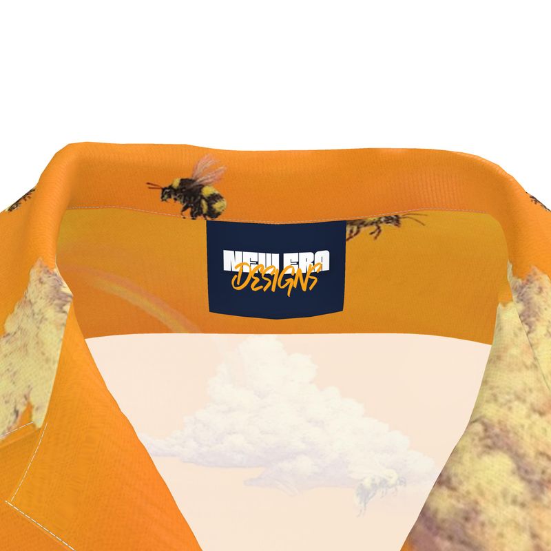 Bees and the Sunset Pattern Riviera Shirt