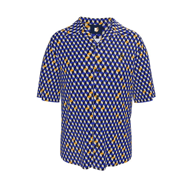 The Cude Of Wisdom Mens Silk Shirt