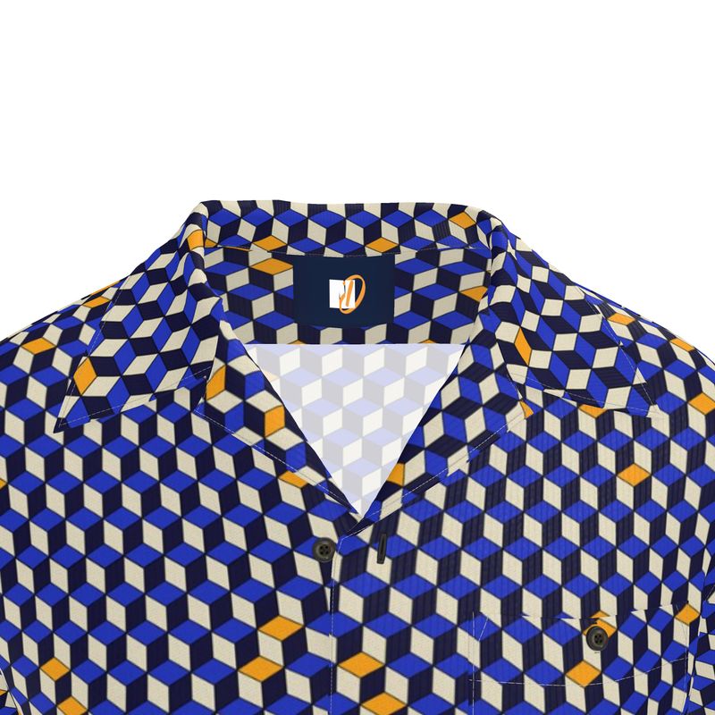 The Cude Of Wisdom Mens Silk Shirt