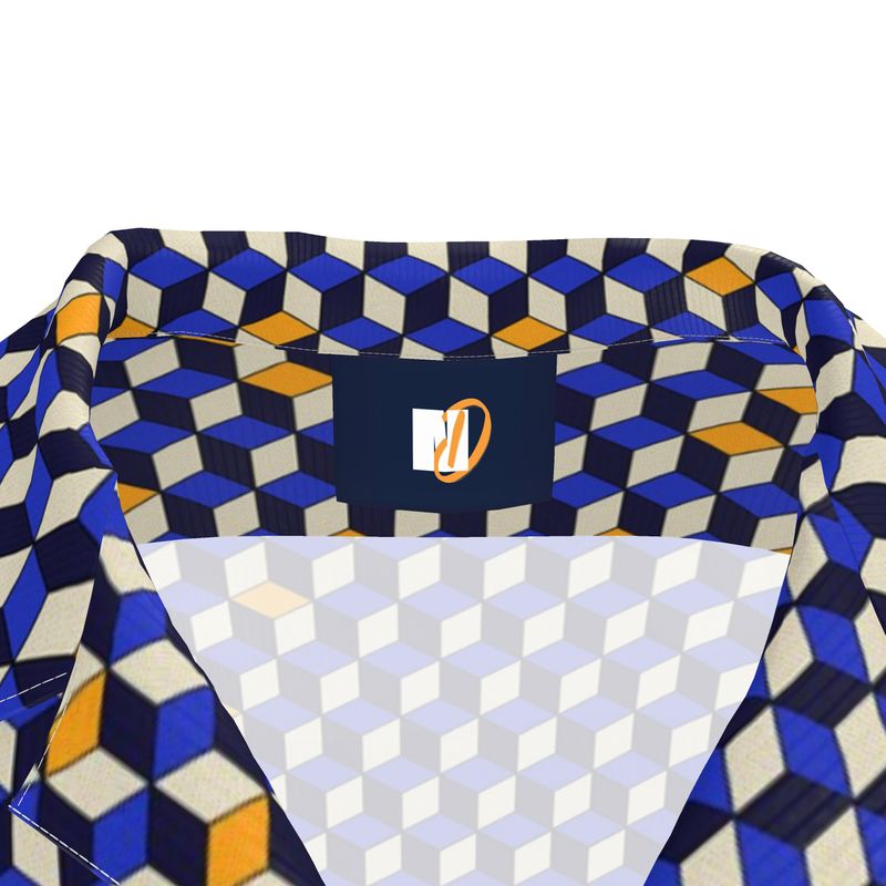 The Cude Of Wisdom Mens Silk Shirt