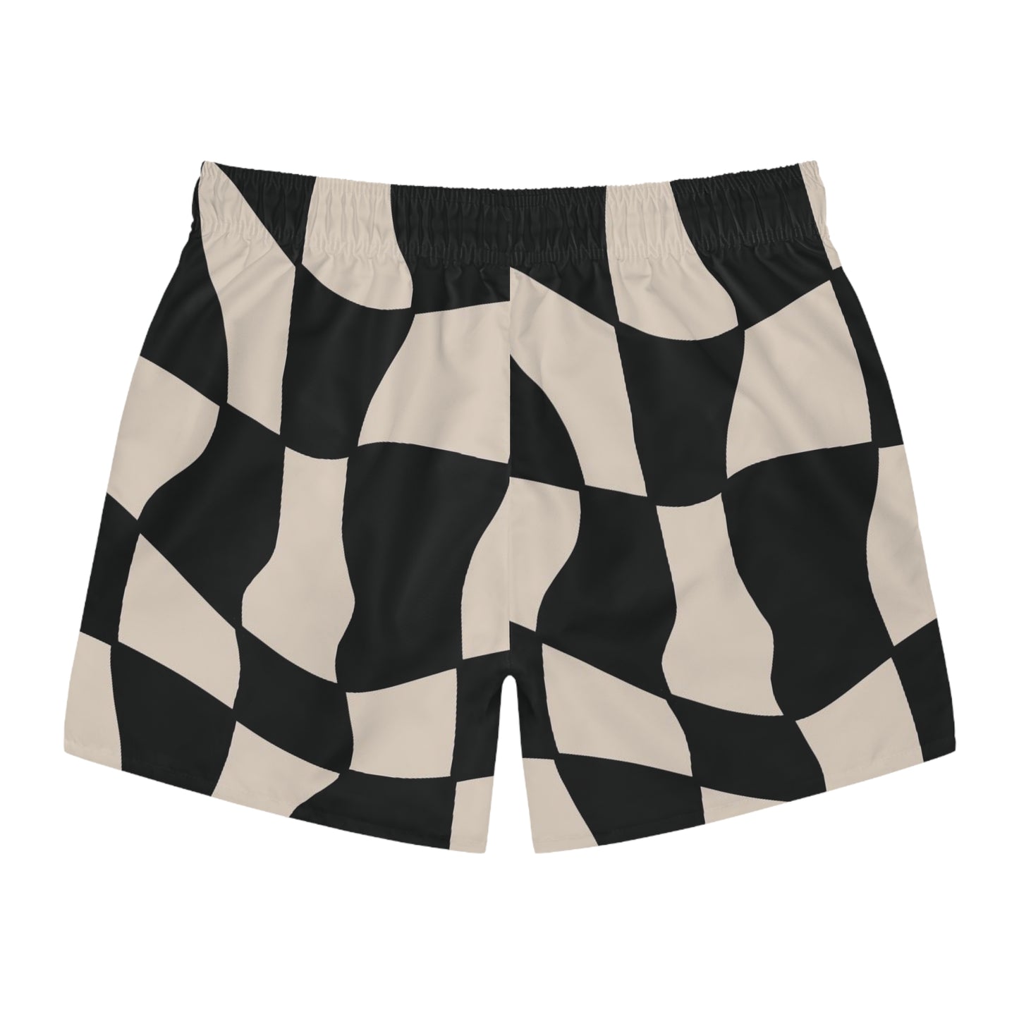 Illusion Pattern Swim Trunks