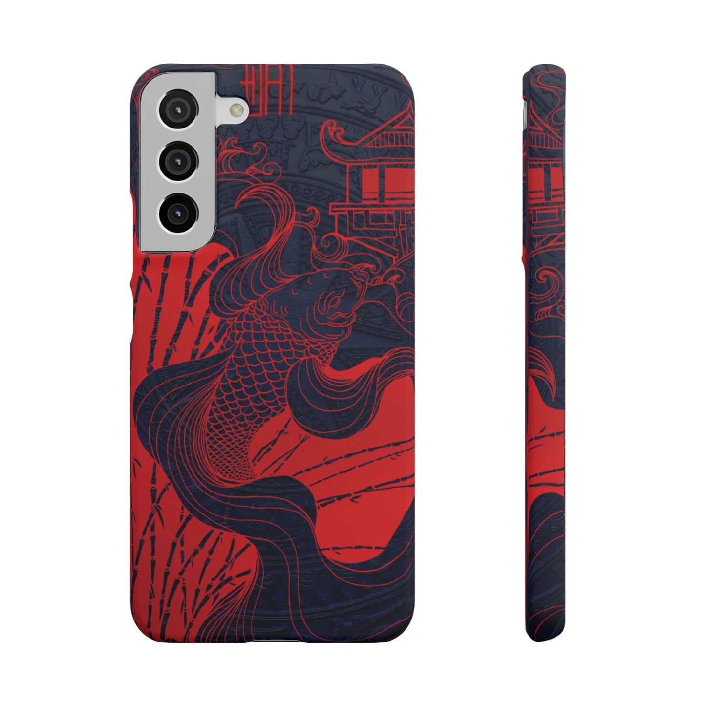 Crimson Koi Fish  – Luxury Phone Case