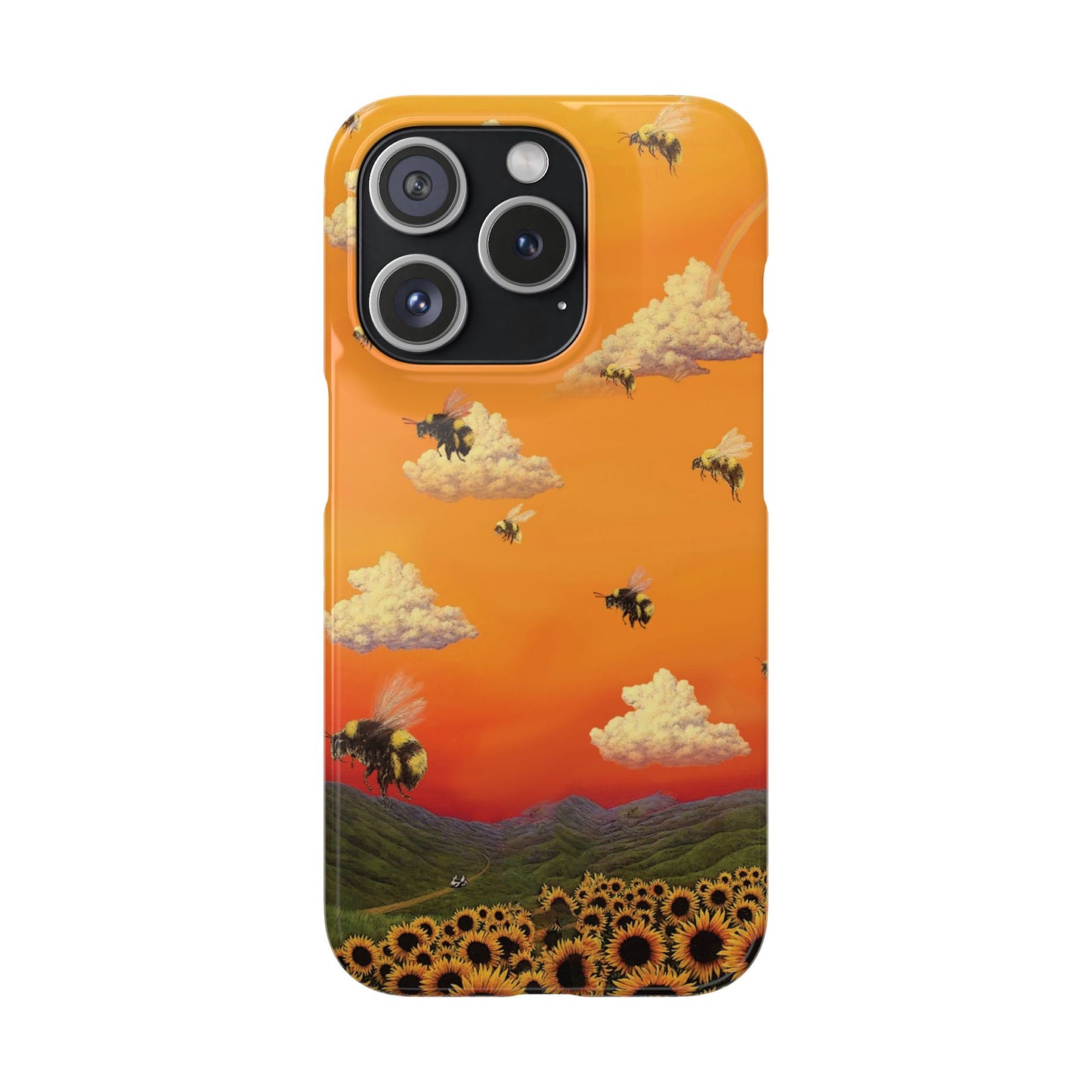 BEES IN THE SKY PHONE CASE DESIGN