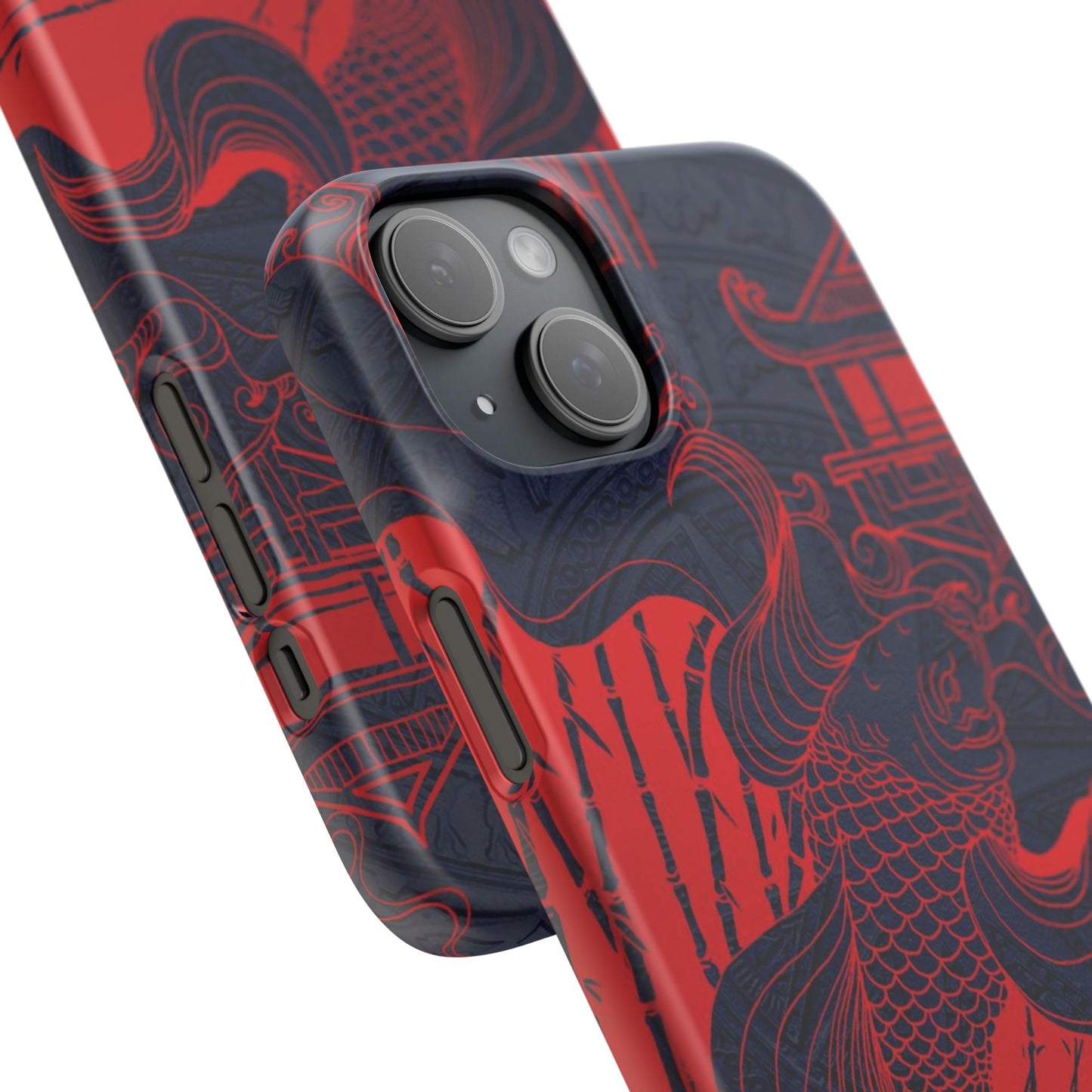 Crimson Koi Fish  – Luxury Phone Case