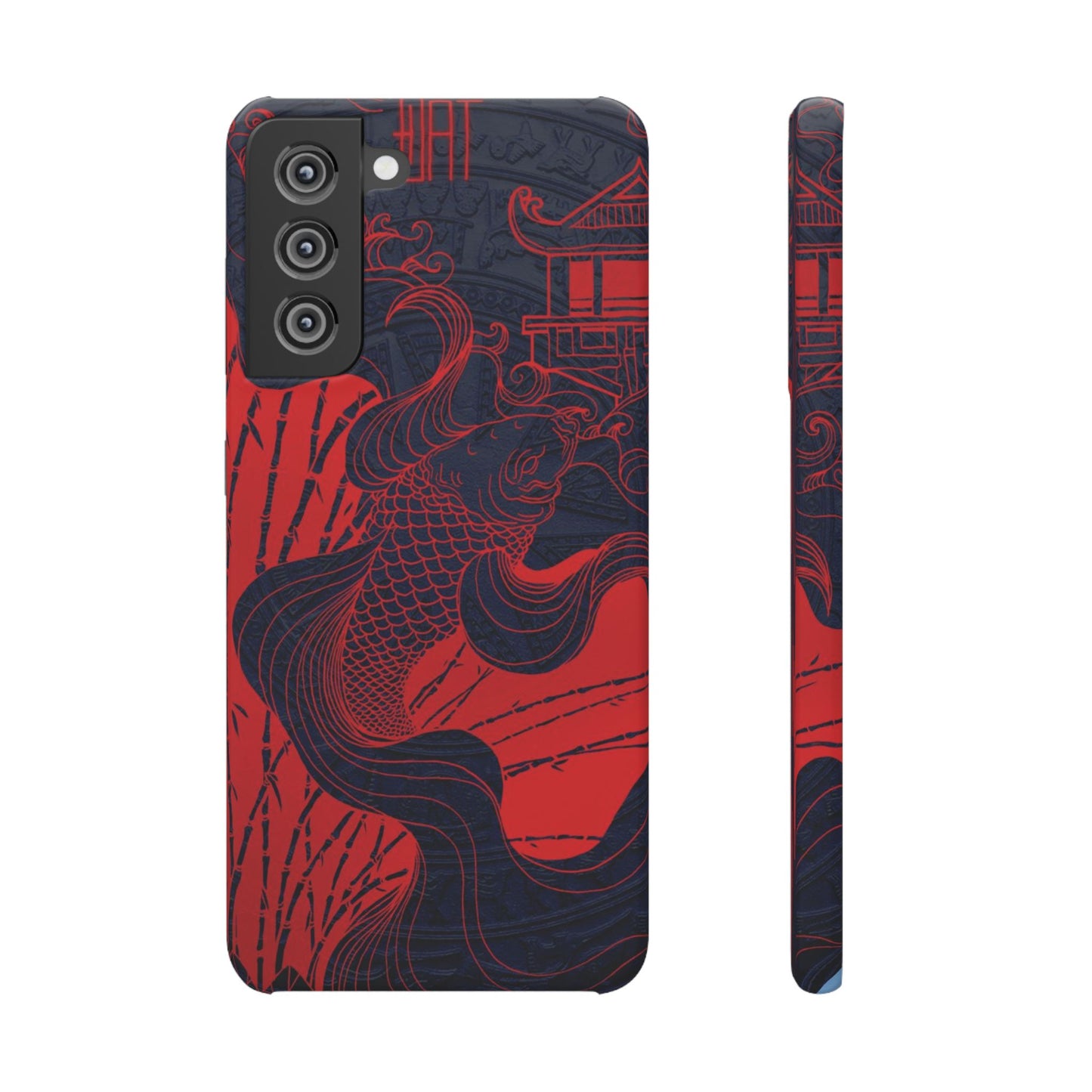 Crimson Koi Fish  – Luxury Phone Case