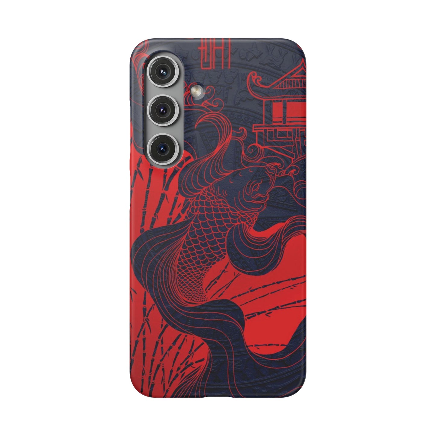 Crimson Koi Fish  – Luxury Phone Case