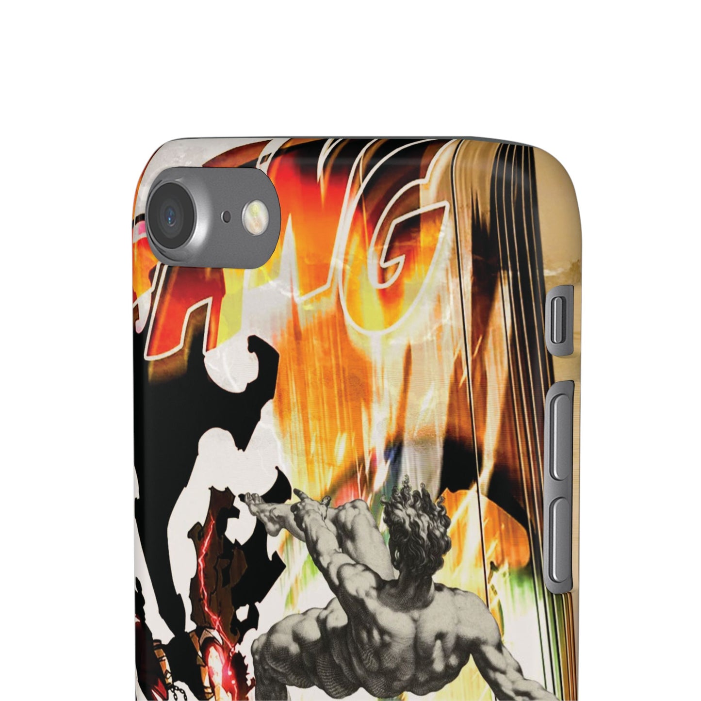 The CLANG of Ascension Mythic Hero Clash of Renaissance and Manga Design Phone Case