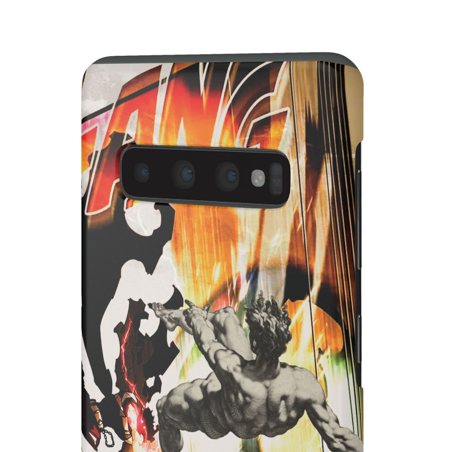 The CLANG of Ascension Mythic Hero Clash of Renaissance and Manga Design Phone Case
