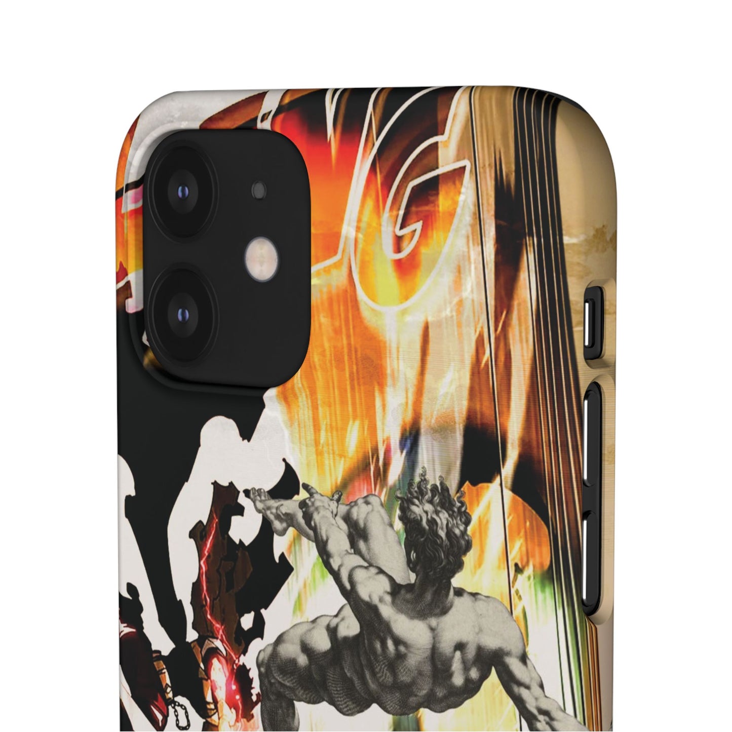 The CLANG of Ascension Mythic Hero Clash of Renaissance and Manga Design Phone Case