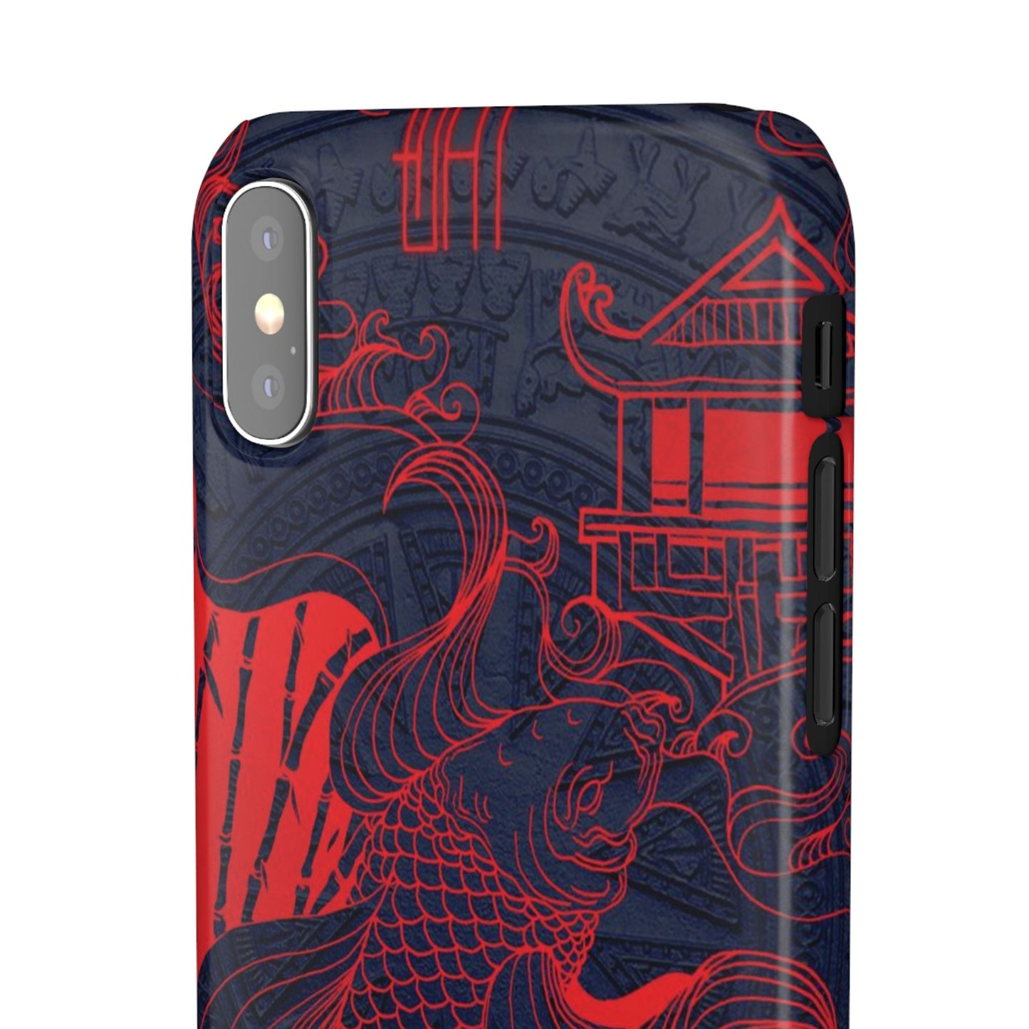 Crimson Koi Fish  – Luxury Phone Case