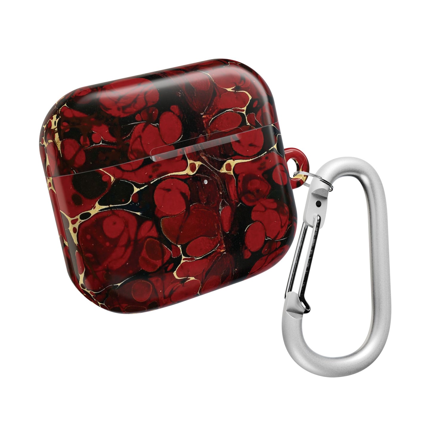 The Red Philosopher’s Stone Accessory Pouch Elegant Marble AirPod Case