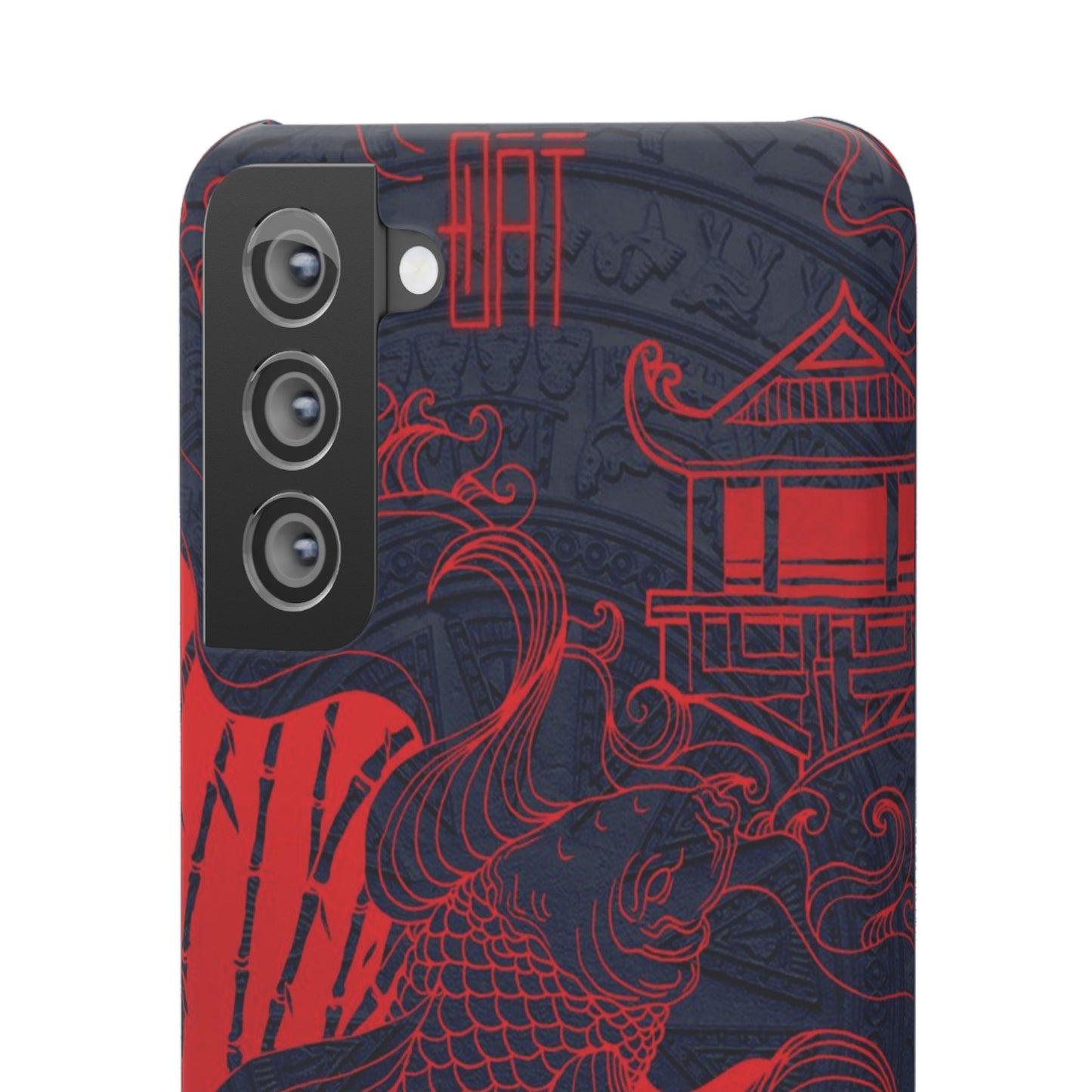 Crimson Koi Fish  – Luxury Phone Case
