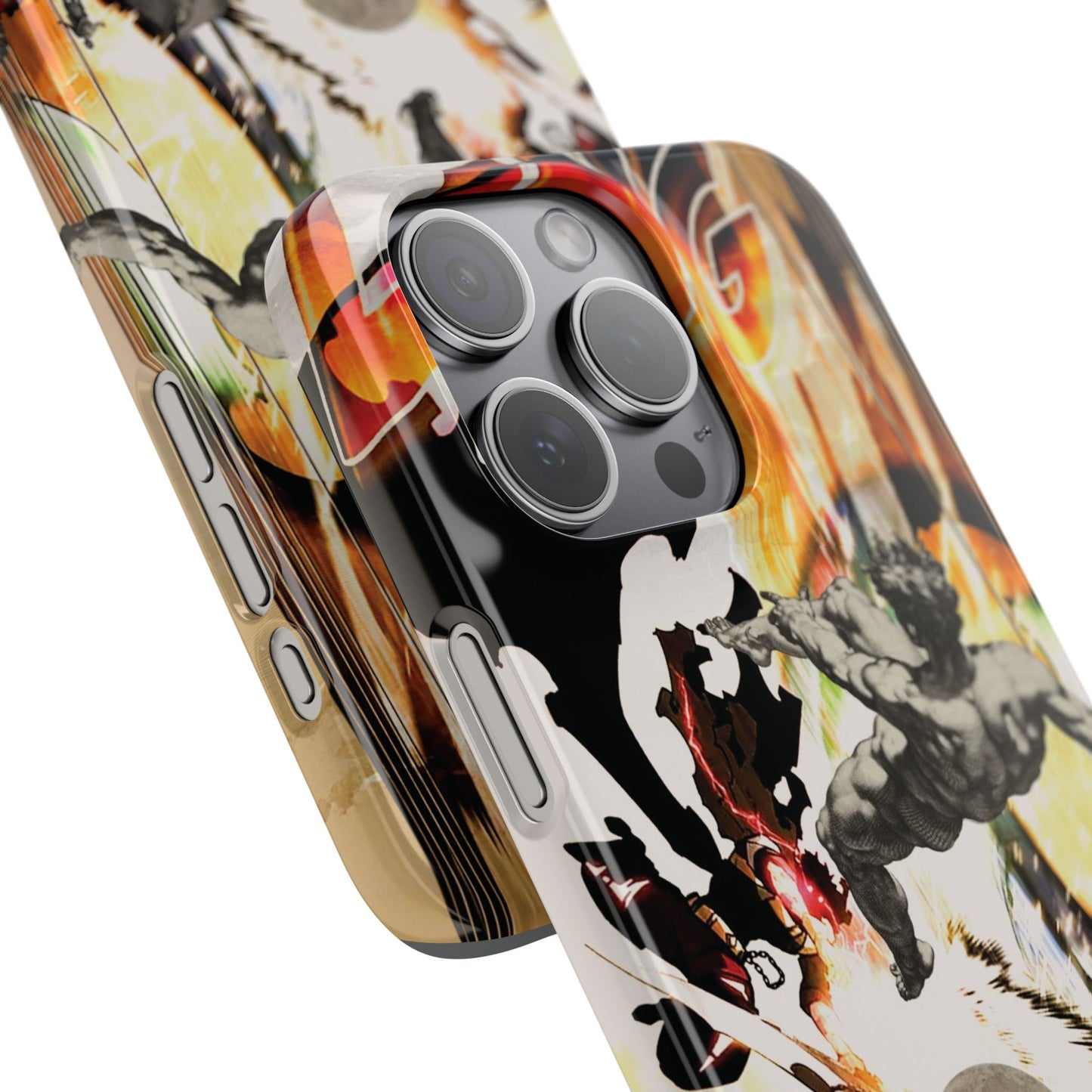 The CLANG of Ascension Mythic Hero Clash of Renaissance and Manga Design Phone Case