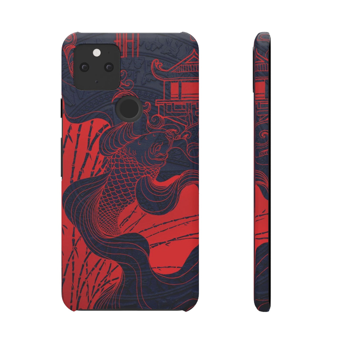 Crimson Koi Fish  – Luxury Phone Case