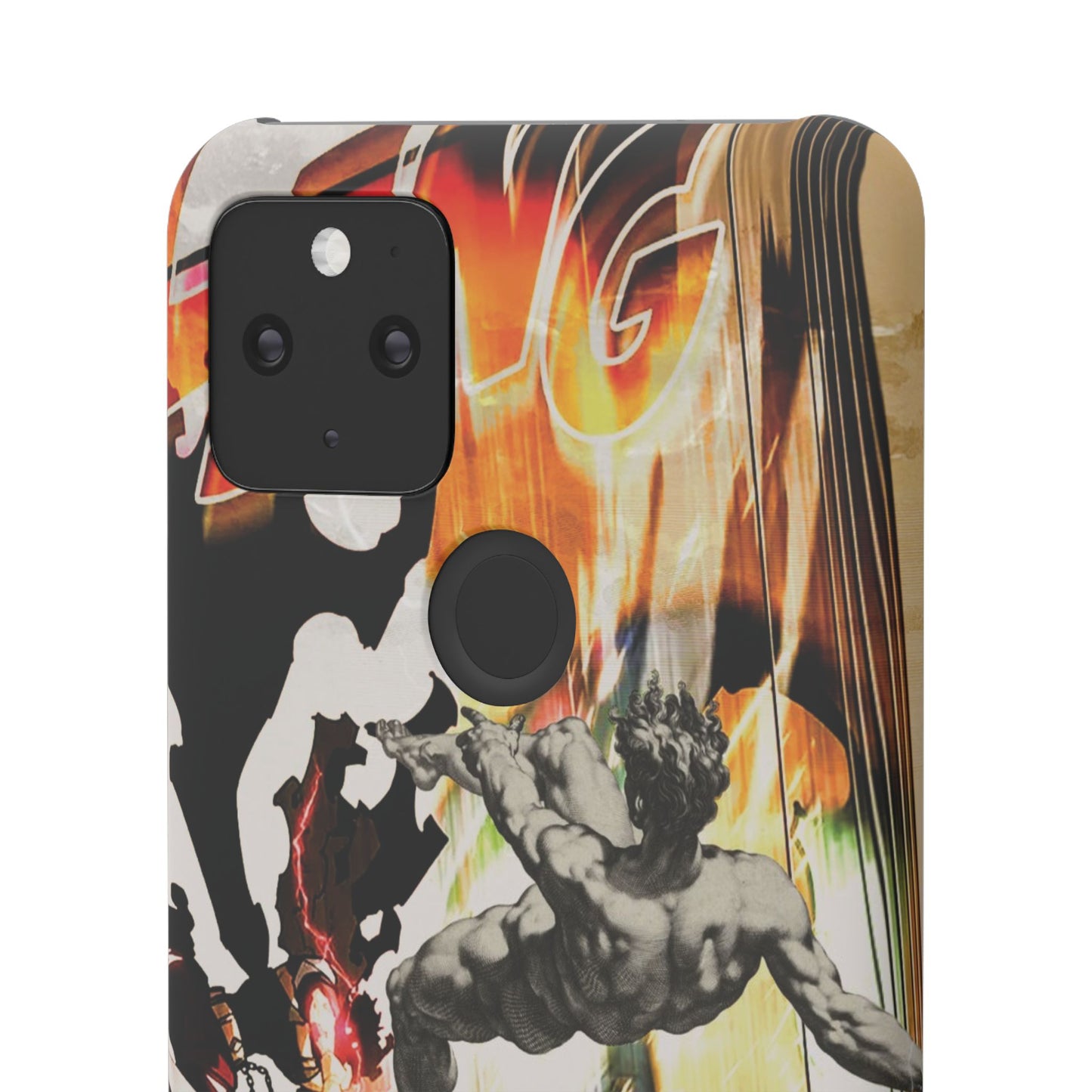 The CLANG of Ascension Mythic Hero Clash of Renaissance and Manga Design Phone Case
