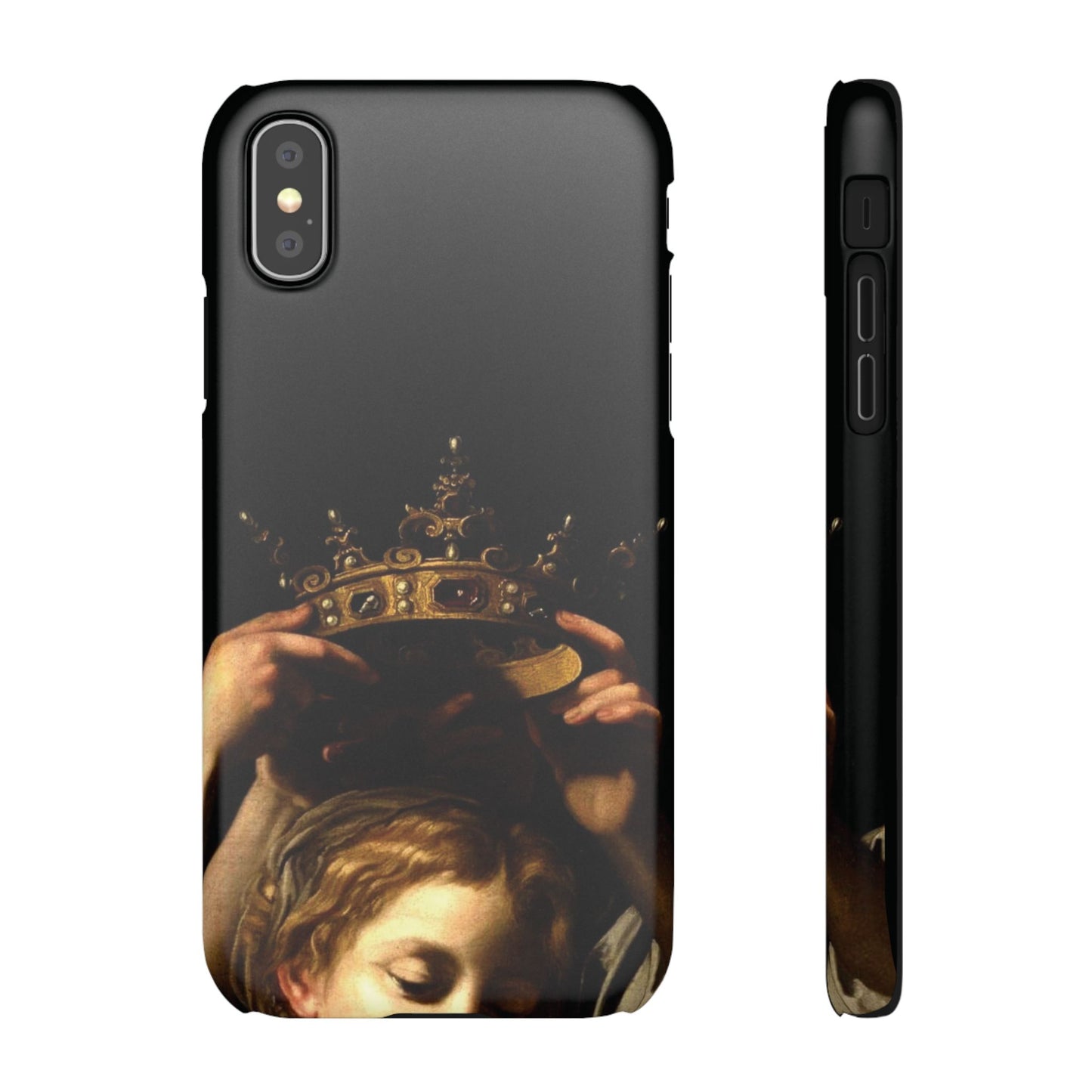 Crown by Bartolomeo Cavarozzi 1620 iPhone Case Renaissance Queen Aesthetic