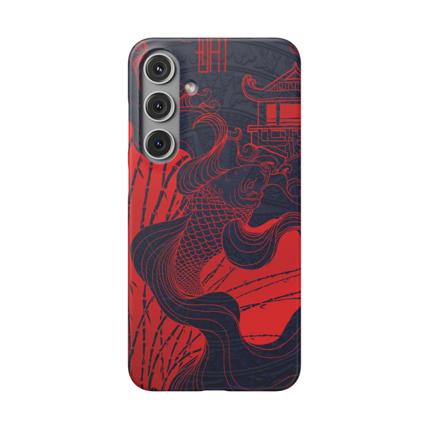 Crimson Koi Fish  – Luxury Phone Case