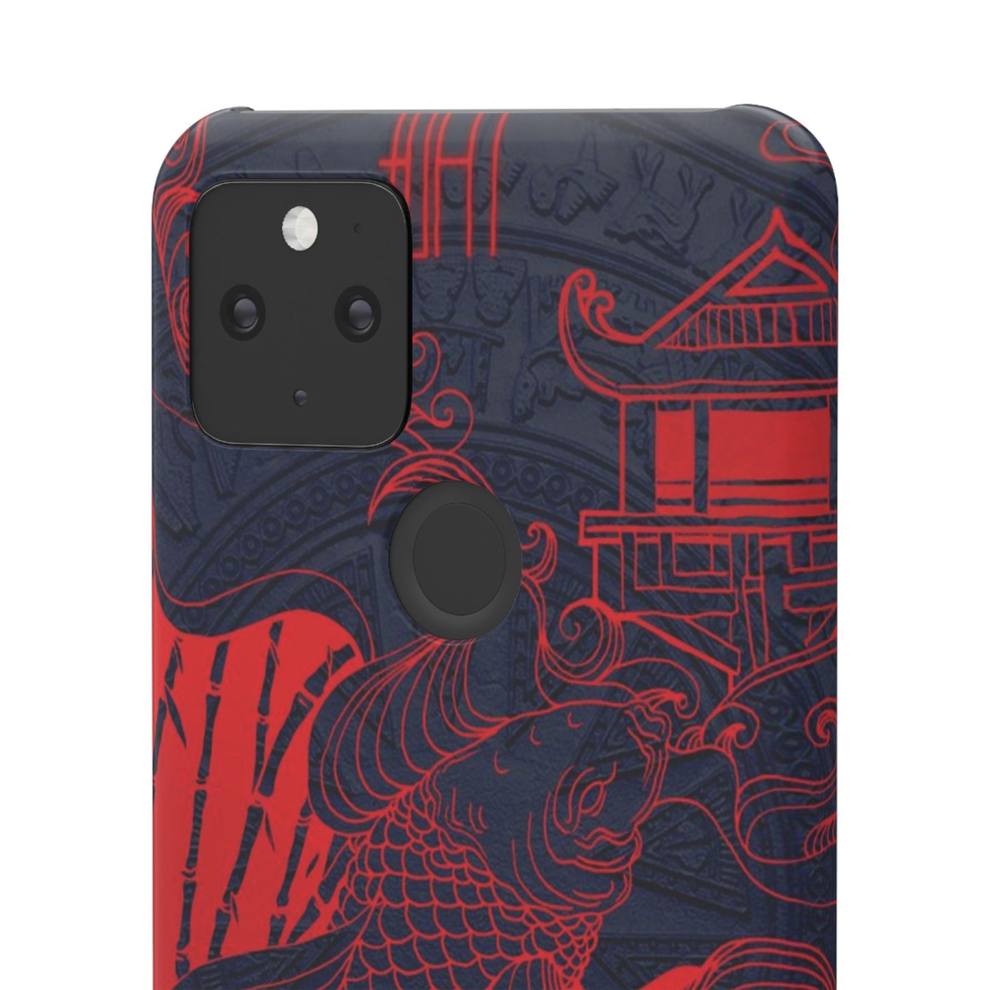 Crimson Koi Fish  – Luxury Phone Case