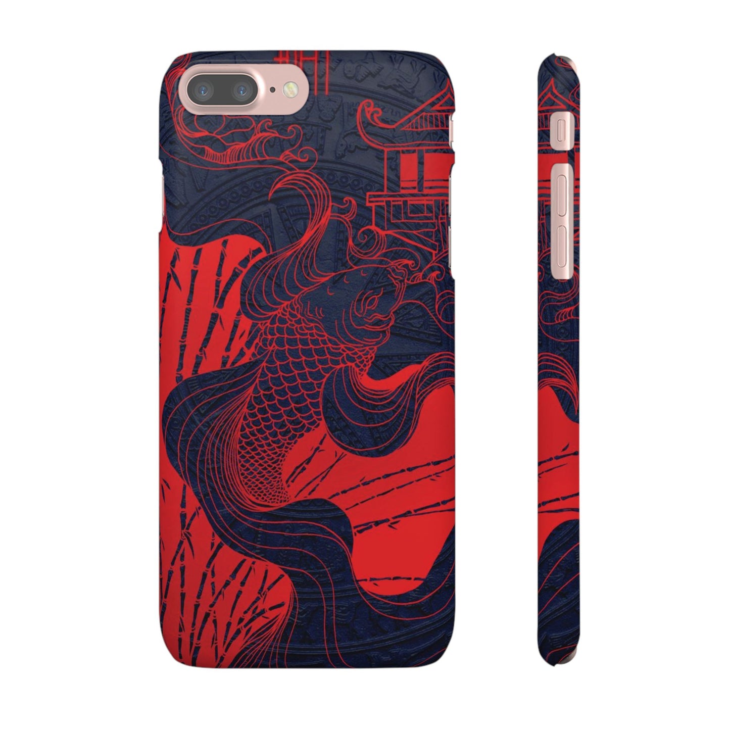 Crimson Koi Fish  – Luxury Phone Case