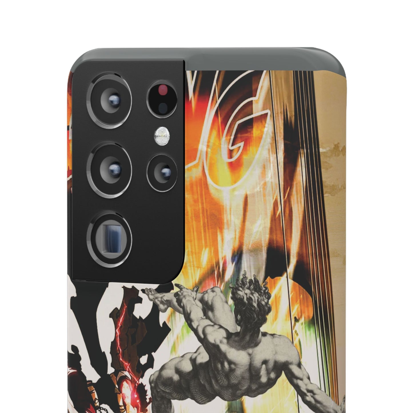 The CLANG of Ascension Mythic Hero Clash of Renaissance and Manga Design Phone Case