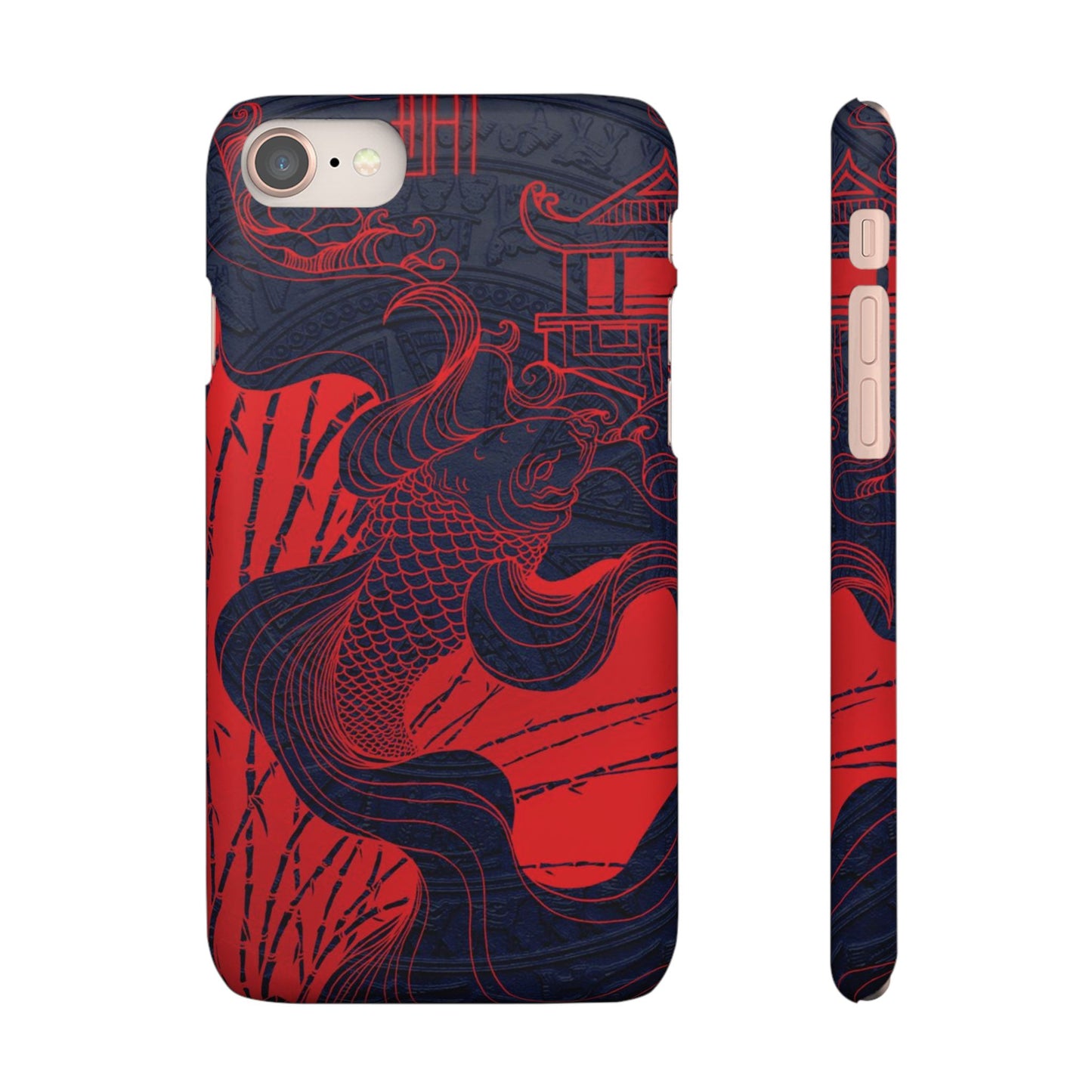 Crimson Koi Fish  – Luxury Phone Case