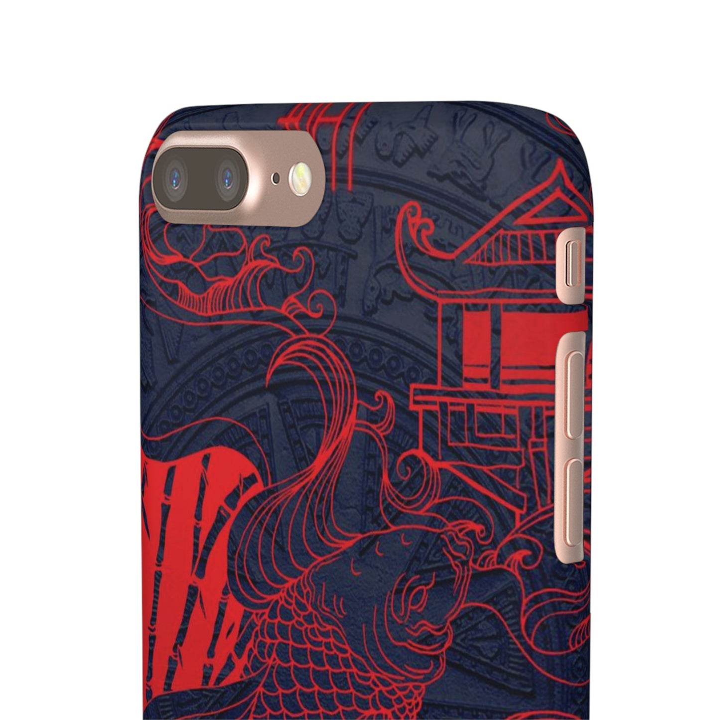 Crimson Koi Fish  – Luxury Phone Case