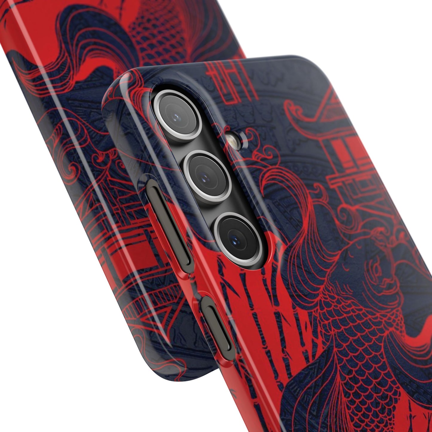 Crimson Koi Fish  – Luxury Phone Case