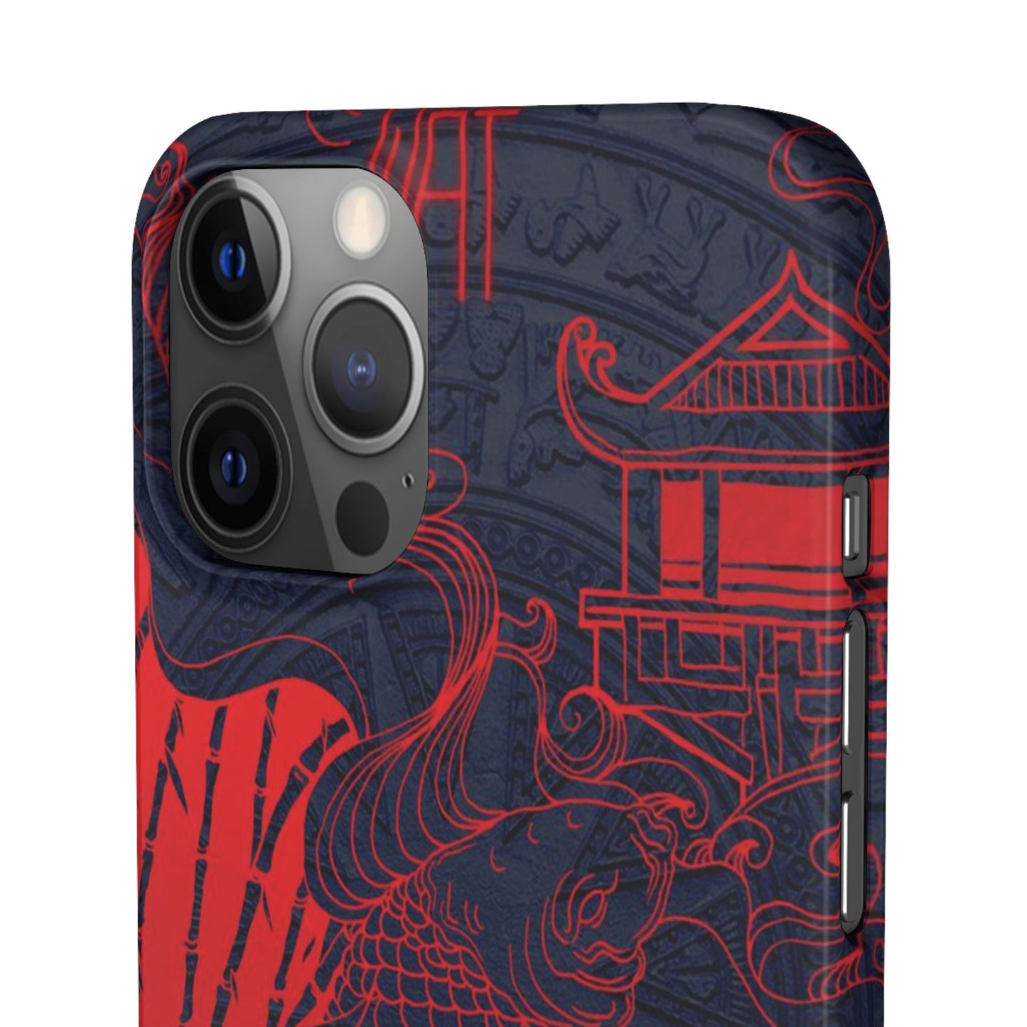 Crimson Koi Fish  – Luxury Phone Case