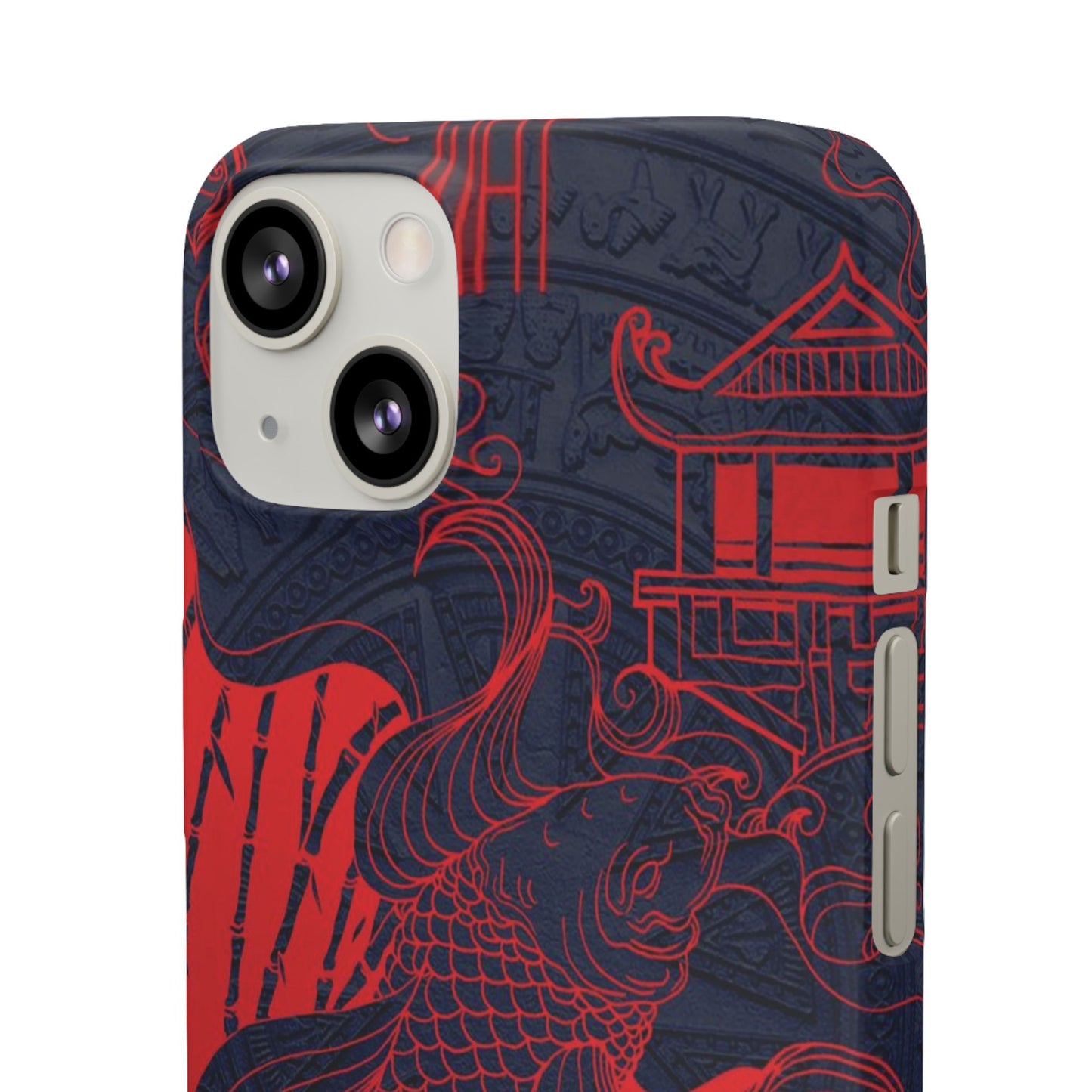 Crimson Koi Fish  – Luxury Phone Case