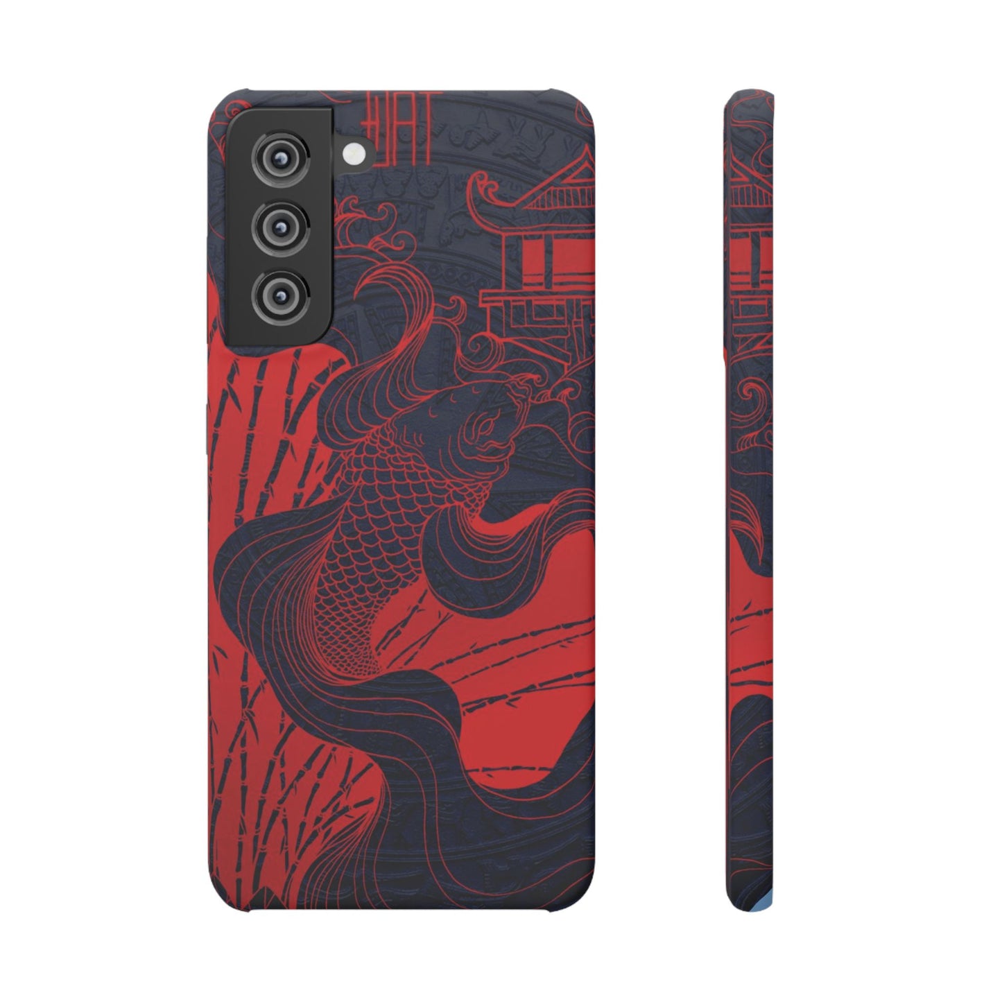 Crimson Koi Fish  – Luxury Phone Case