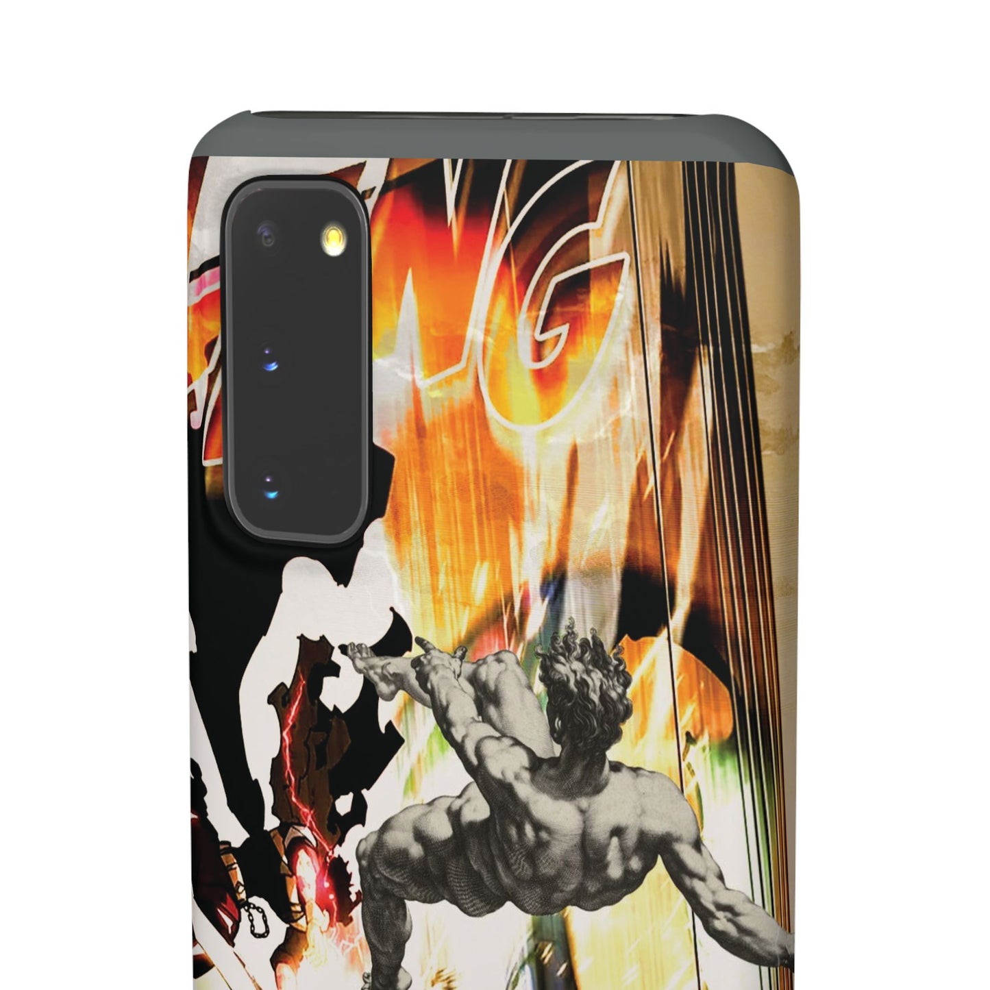 The CLANG of Ascension Mythic Hero Clash of Renaissance and Manga Design Phone Case