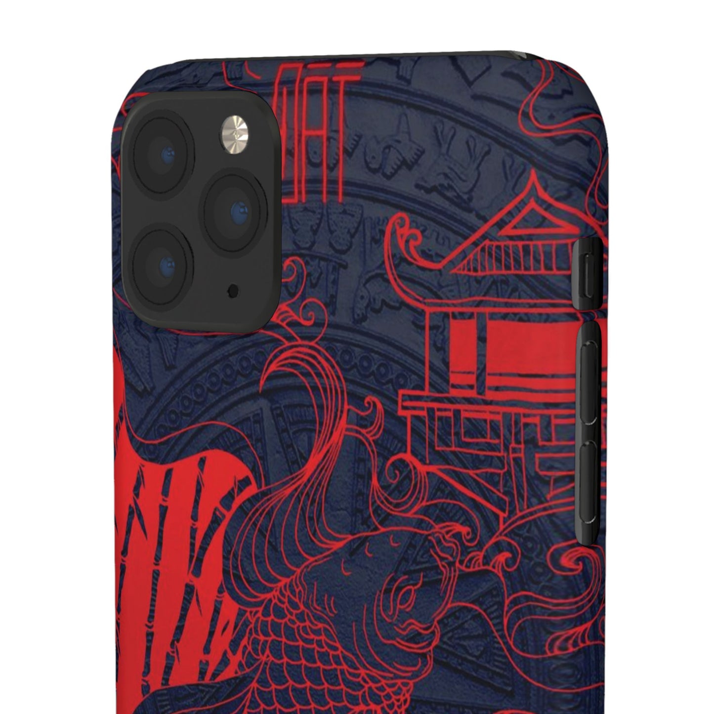 Crimson Koi Fish  – Luxury Phone Case