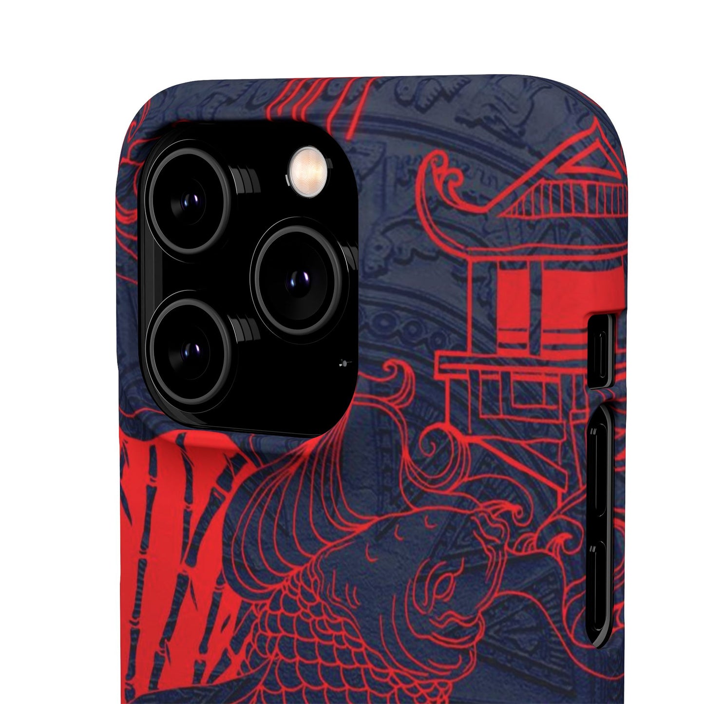 Crimson Koi Fish  – Luxury Phone Case