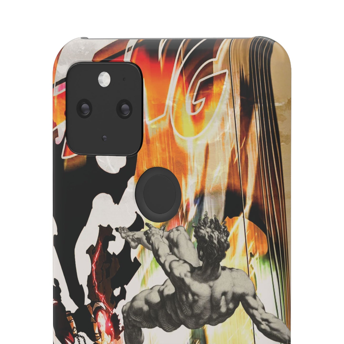 The CLANG of Ascension Mythic Hero Clash of Renaissance and Manga Design Phone Case