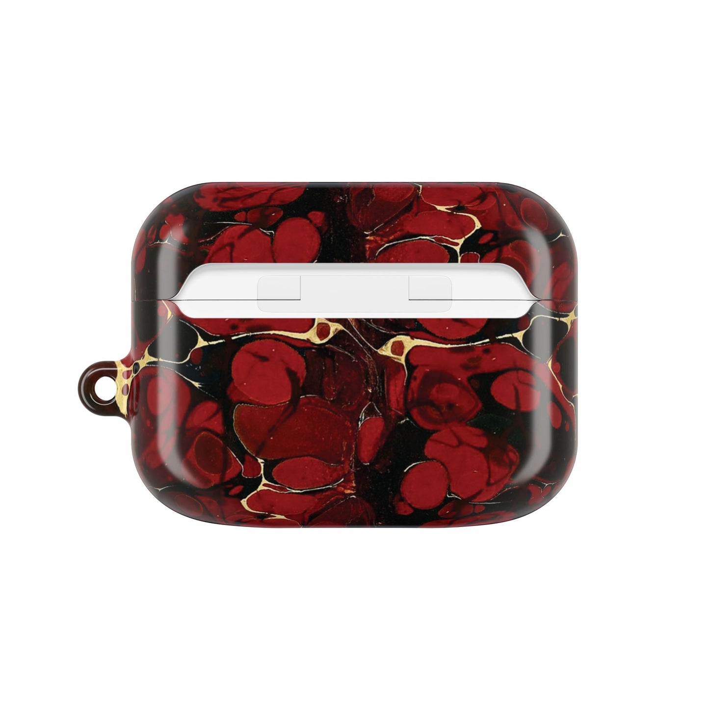 The Red Philosopher’s Stone Accessory Pouch Elegant Marble AirPod Case