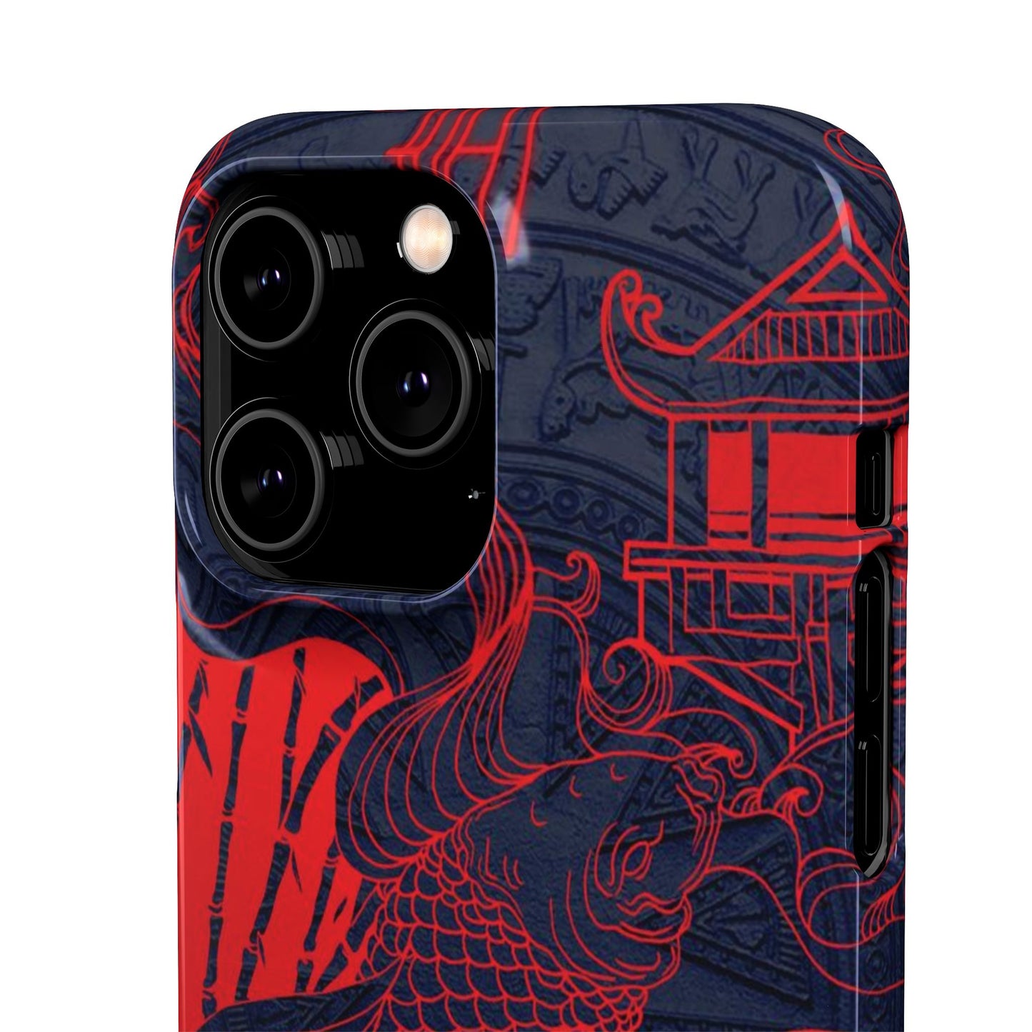 Crimson Koi Fish  – Luxury Phone Case