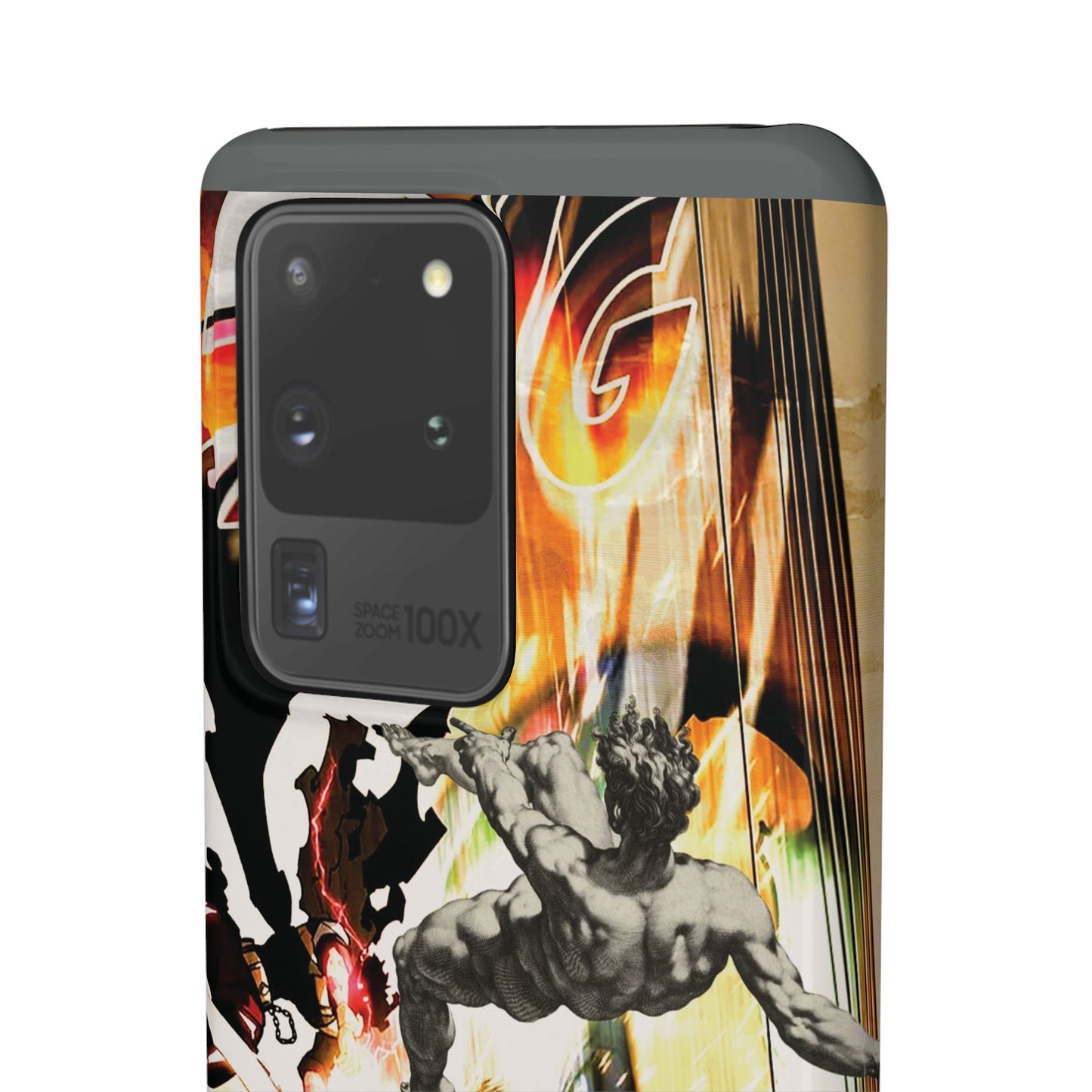 The CLANG of Ascension Mythic Hero Clash of Renaissance and Manga Design Phone Case